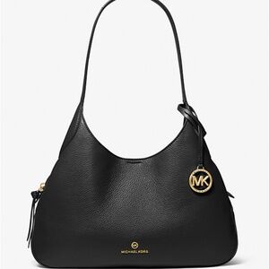 Kelsey Large Pebbled Leather Shoulder Bag